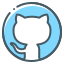 GitHub icon with link to Santiago Sala's GitHub profile.