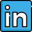 Linkedin icon with link to Santiago Sala's linkedin page.